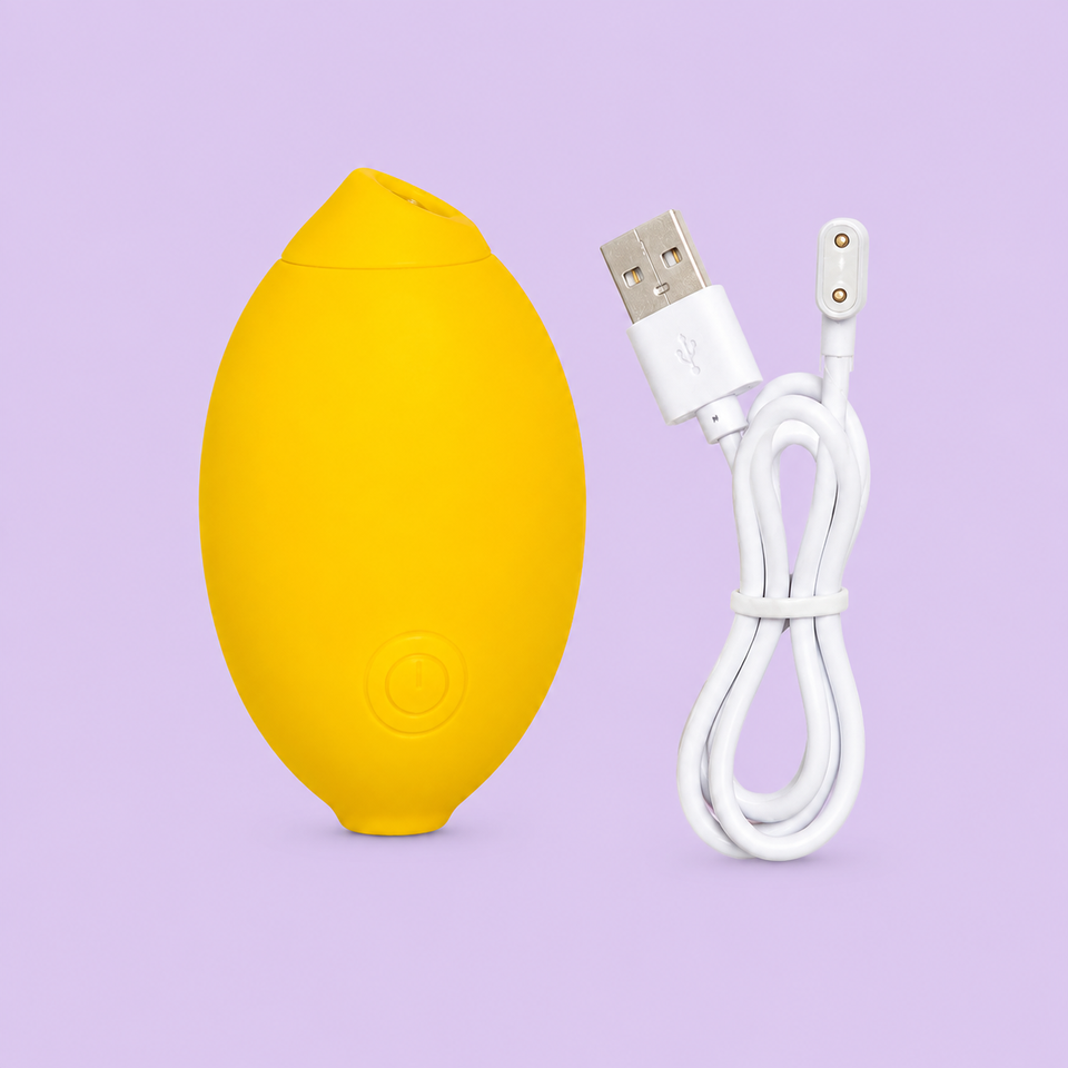 Lemon-shaped magnetic suction stimulator